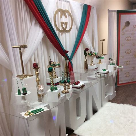 gucci theme party ideas